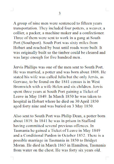 Sent to Van Diemens Land  Page 19